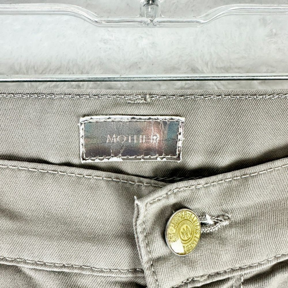 Mother The Skinny Not Skinny Jeans Size 26 Grey Stretch Mid Rise - Picture 5 of 7